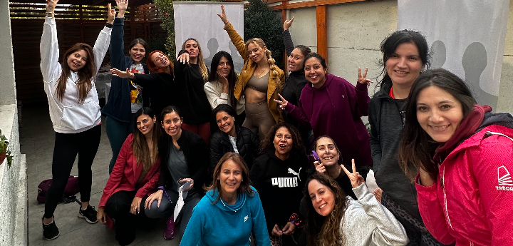 ¡Hermoso final del dia junto a estas mujeres power!